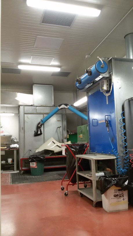 Compartimentazione reparto modelleria moto ottimizzazione sistemi aspirazione ricambi aria